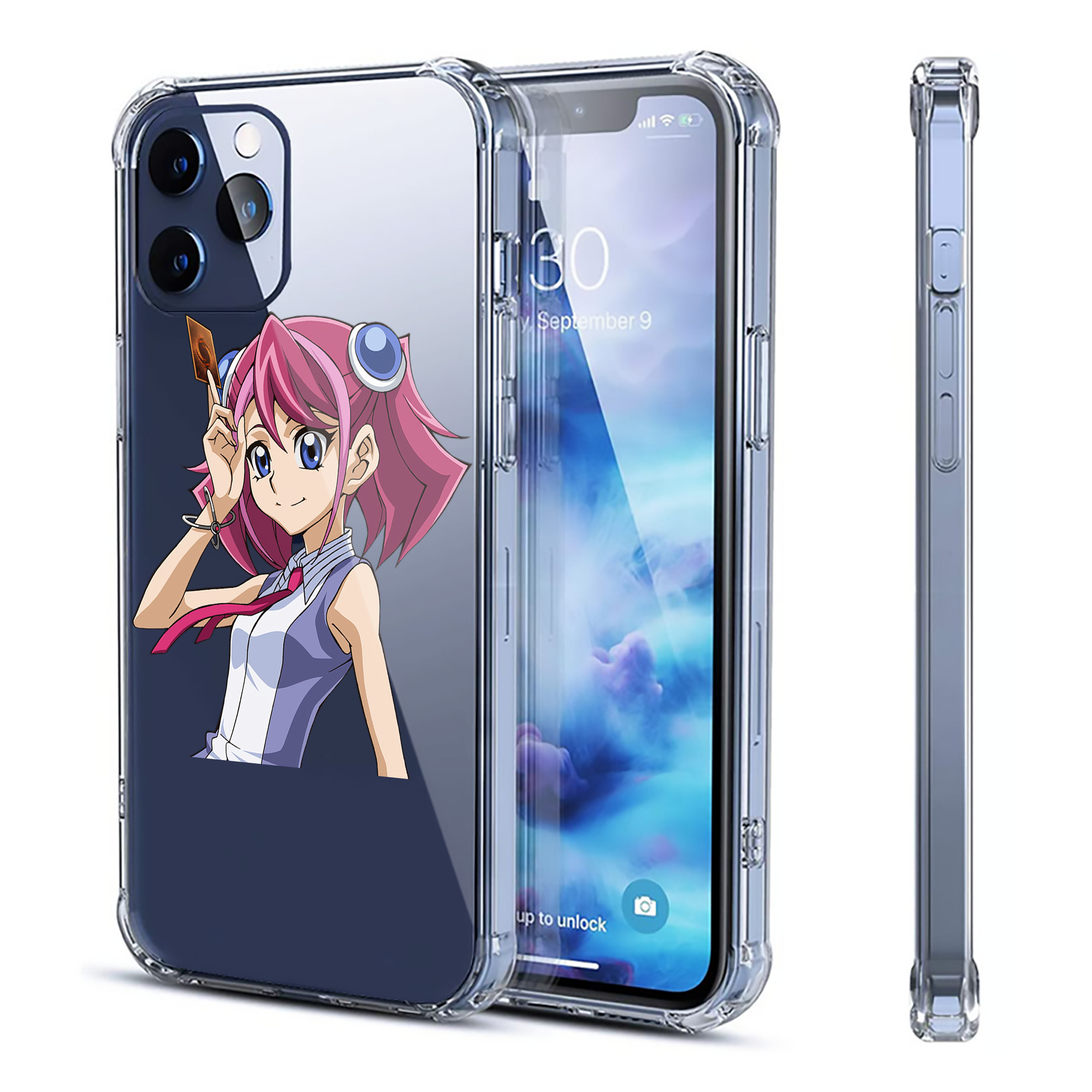 （画像用） 遊☆戯☆王 Yu-Gi-Oh! 【iPhone 12シリーズ対応】透明スマホケース（クリアソフトケース）